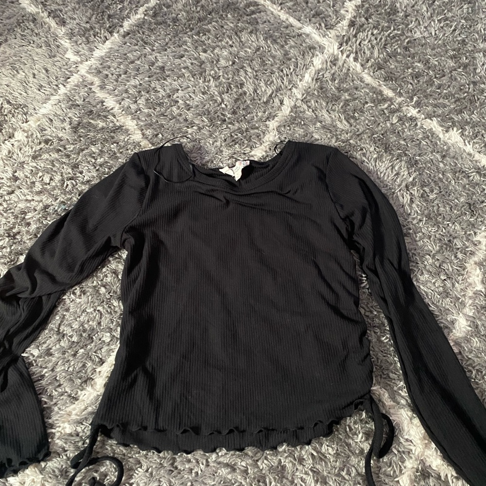 Ruched Long Sleeve Top